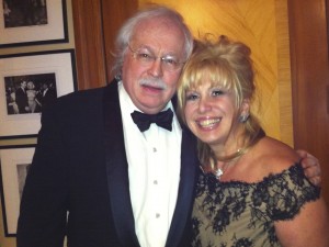 Linda with her husband Dr. Michael Baden getting ready for the New York Emmys